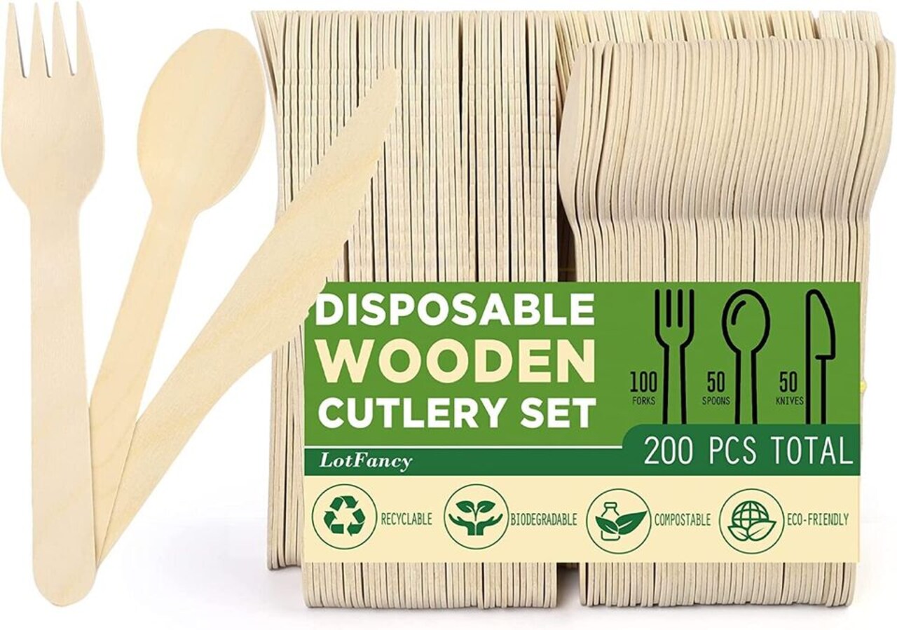 Disposable Wooden Spoons Wood Cutlery Spoon Tasting Sampling Taster Spoons